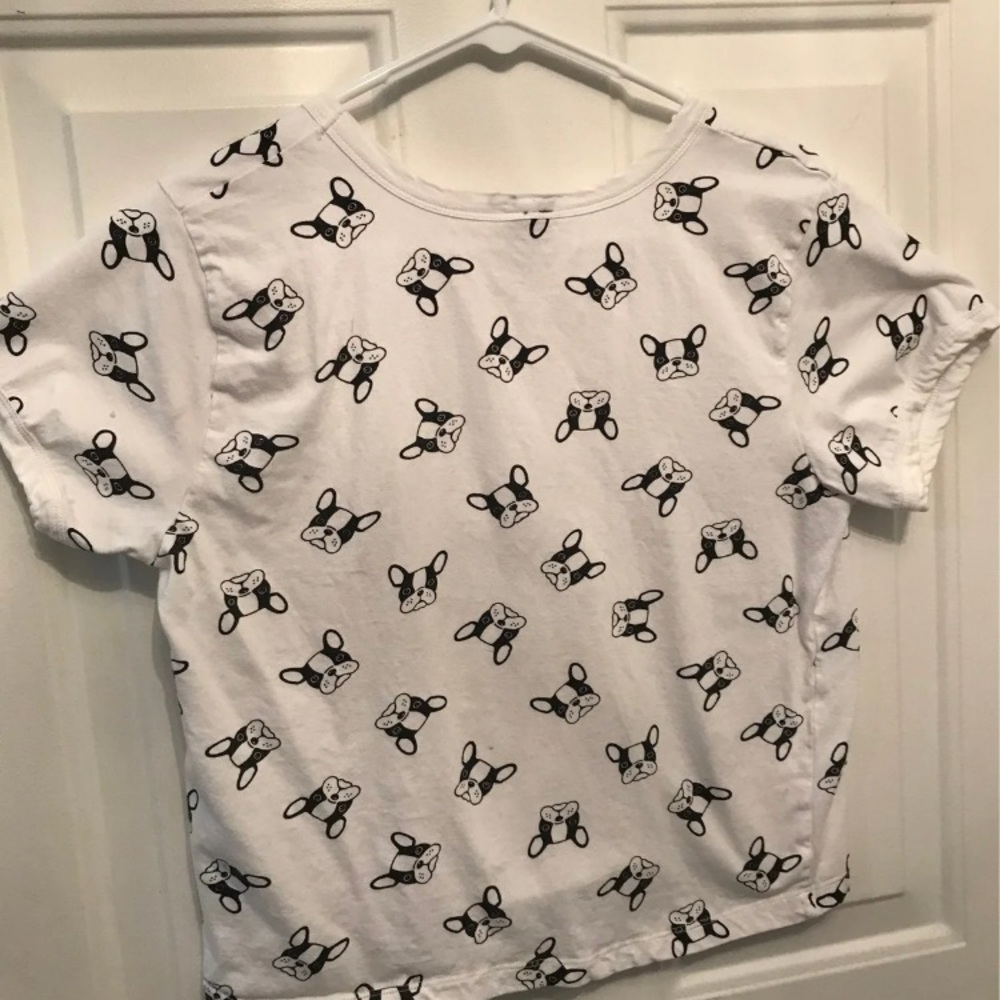 dog print shirt